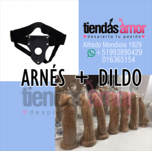 ARNÉS DILDO DUO PLACER MÁXIMO TIENDAS AMOR